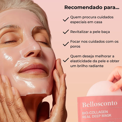 Máscaras Rejuvenescedoras de Bio-Colagénio Pacote 6 Unidades - BIOMASK™