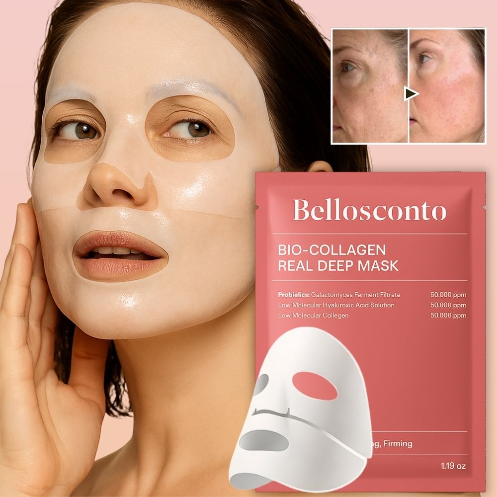 Máscaras Rejuvenescedoras de Bio-Colagénio Pacote 6 Unidades - BIOMASK™