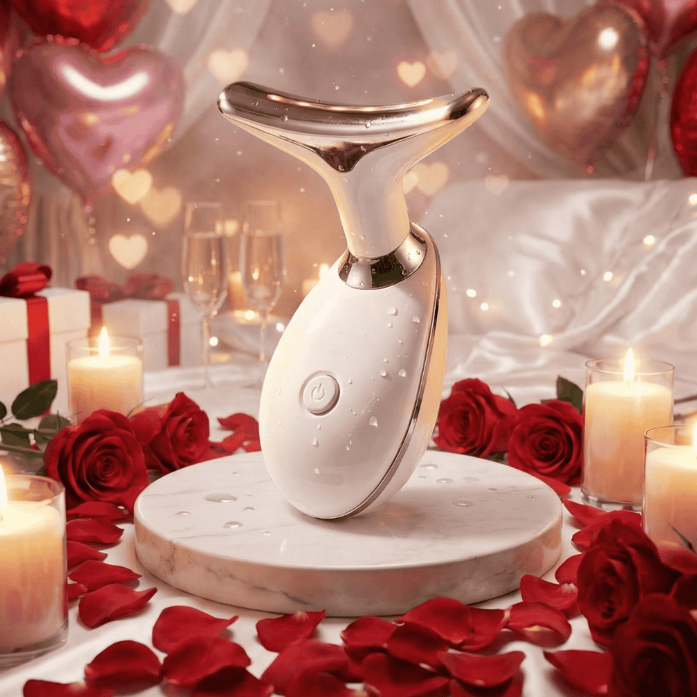 Massageador Facial para rosto e pescoço Efeito Lifting Anti-Rugas - LIFT SKIN™